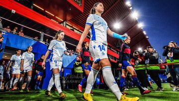 María Méndez, jugadora del Depor.