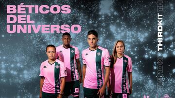 El Betis presenta su tercera equipación: será de color rosa
