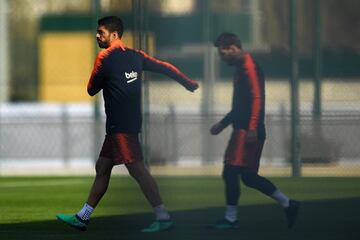 Barça put in one last session before the final against Sevilla