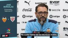 Mestalla en pie para recibir a Marcelino... y a Bordalás