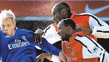 <b>FUERZA. </b>Si hay algo que tienen en común Campbell y Vieira es su incuestionable fortaleza física.