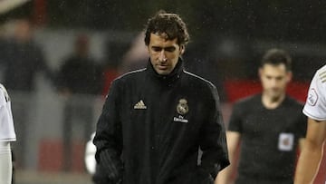 Raúl, tras la derrota ante el Atleti B del 30 de noviembre de 2019 (2-0).