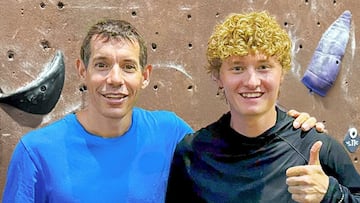Alex Honnold y Ryan Mitchell