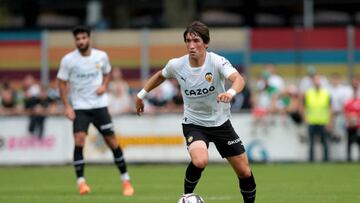 Jesús Vázquez, en el partido contra el Sant Gallen.