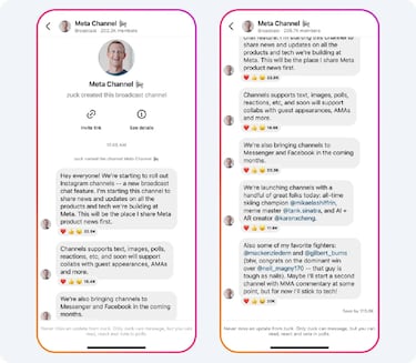 Los canales de Instagram ya se distribuyen por todo el mundo