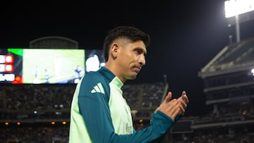 Edson Alvarez of Mexico during the match Mexico National Team Mexico and Japan National team as part International Friendly match at Oakland-Alameda County Coliseum, on September 06 2025, in Oakland, California, United States.