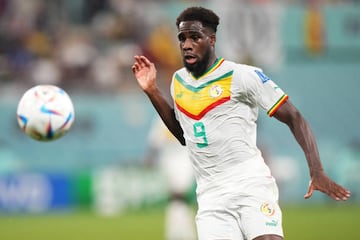 Boulaye Dia of Senegal during the FIFA World Cup Qatar 2022 match, Group A, between Ecuador and Senegal played at Khalifa International  Stadium on Nov 29, 2022 in Doha, Qatar. (Photo by Bagu Blanco / Pressinphoto / Icon Sport)