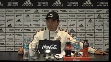 Gallardo en conferencia de prensa, en vivo hoy: última hora del DT de River