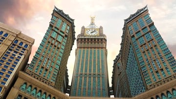 El reloj más grande que existe está en una torre de la Meca y solo hay tres edificios más altos en todo el mundo