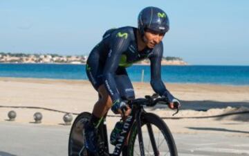 Es el principal favorito para ganar el Giro del centenario. Ya lo conquist¨® en 2014, y los a?os siguientes su calendario se centr¨® en el Tour. Para esta edici¨®n, el Movistar presenta un equipo con muchas garant¨ªas para arropar al colombiano.