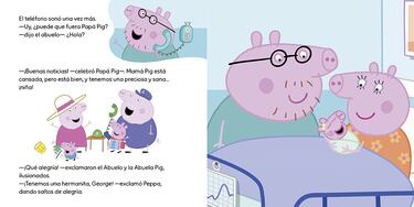 Albricias para los pequeños de la casa: la película sobre la llegada de la hermana de Peppa Pig se convierte en libro