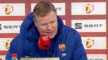 Koeman: "Fuimos superiores en la segunda parte y hay esperanzas para la vuelta"