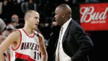 Sergio y McMillan en su etapa en Portland.