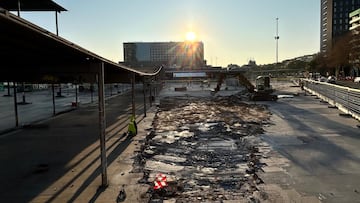 Inicio de obras en Plaça dels Països Catalans