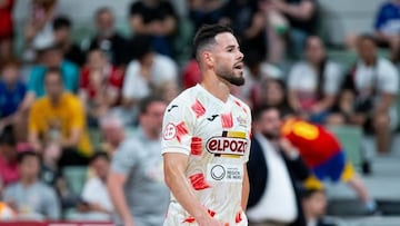 Marlon Oliveira durante un partido con el Pozo Murcia