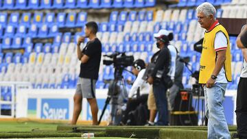 Ricardo Ferretti en su último partido con FC Juárez