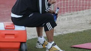 <B>DUDA. </B>El brasileño esperará a su evolución para ver si puede jugar contra el Athletic.