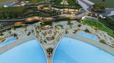 Así será la ciudad deportiva del Atlético con una playa de surf al lado del Metropolitano