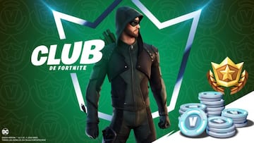 Arte oficial de Green Arrow y el Club de Fortnite