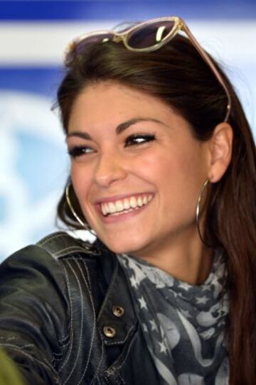 Linda Morselli, novia de Valentino Rossi.
