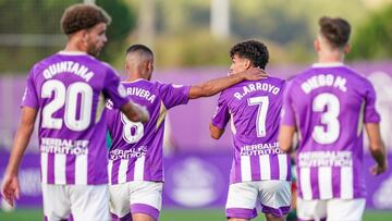 Fran Rivera y Arroyo, en el triunfo del Real Valladolid Promesas sobre la G? Torrelavega.