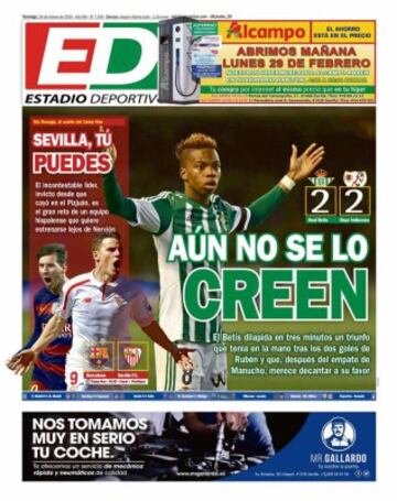 Portadas de la prensa mundial