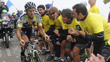 Juanjo Cobo en la Vuelta a España 2011.