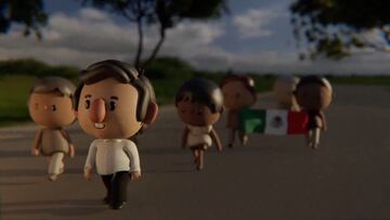 Vídeo: Con esta animación, AMLO se despide como presidente de México