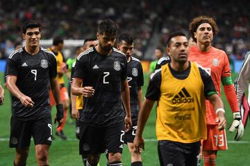 Los rostros de México en la goleada ante Argentina