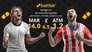 Marbella FC vs. Atlético de Madrid: horario, dónde ver, pronósticos y cuadro