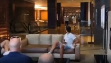Les va a robar el coraz車n: la reacci車n de Alcaraz cuando aparece Ferrero por sorpresa