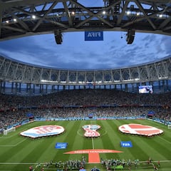 Croacia-Dinamarca en imágenes