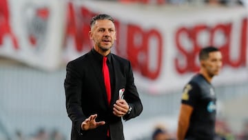 Soccer Football - Primera Division - River Plate v Boca Juniors - Estadio El Monumental, Buenos Aires, Argentina - May 7, 2023 River Plate coach Martin Demichelis REUTERS/Agustin Marcarian