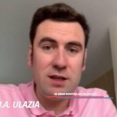 Ulazia: "Lo primero es la salud de las personas que participan en un partido de fútbol"