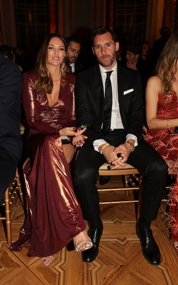 Helen Lindes y Rudy Fernndez durante la gala de entrega de los Premios Hombres del A?o Esquire en el Casino de Madrid.