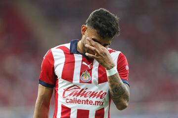 Vega missed five matches in the Liga MX Apertura 2023 tournament after being hit by an internal suspension. 