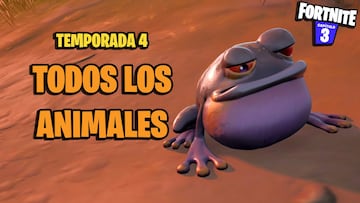 Animales en Fortnite Temporada 4: todas sus ubicaciones