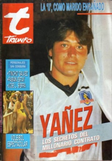 El 'Pato' Yáñez terminó su carrera en Colo Colo, entre los años 1991 y 1995. Antes, en el año 1990, había jugado por Universidad de Chile.