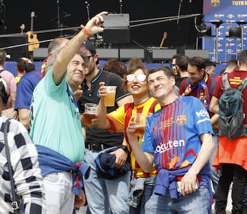 El ambiente previo de la final de Copa en las Fan Zones