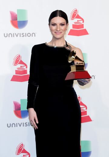 Laura Pausini recibió el premio a Mejor Álbum Vocal Pop Tradicional.
