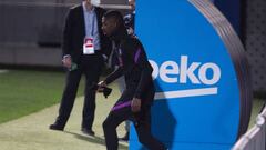 22/11/21  PREVIA CHAMPIONS LEAGUE 
 FASE DE GRUPO GRUPE E 
 BARCELONA - BENFICA ENTRENAMIENTO 
 OUSMANE DEMBELE