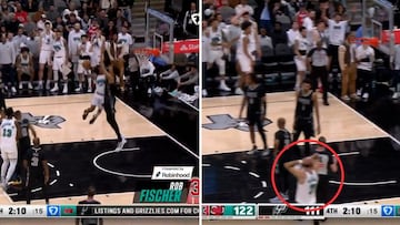 Es el mate de los mates... y en la cara de Wembanyama: Aldama no se lo podía ni creer