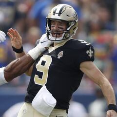 Drew Brees, fuera al menos seis semanas de los emparrillados