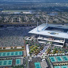 La nueva sede del Miami Open va cogiendo forma