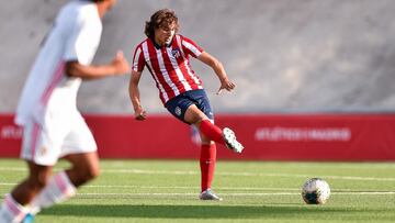 Javi Serrano, con el Atlético Juvenil.