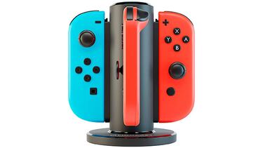 La mejor base de carga para tener hasta cuatro mandos de Nintendo Switch siempre con batería