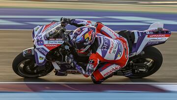 Mart¨ªn en el FP1 de Qatar.
