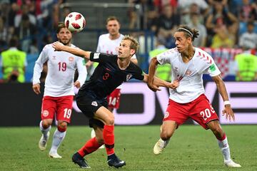 Ivan Strinic y Yussuf Poulsen.