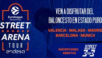 La Euroliga y Endesa presentan el Street Arena Tour