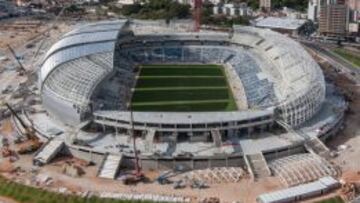 Arena das Dunas, sede del Mundial de Brasil.